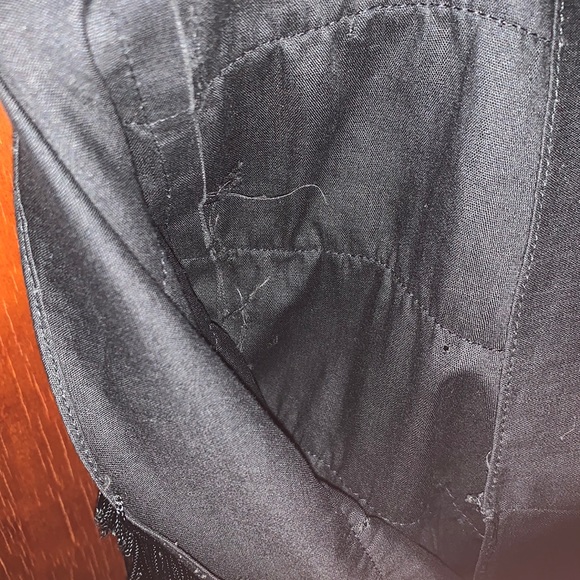 🚨SOLD ELSEWHERE!🚨Vintage Flapper Style Dress with Velvet Straps - Picture 6 of 8